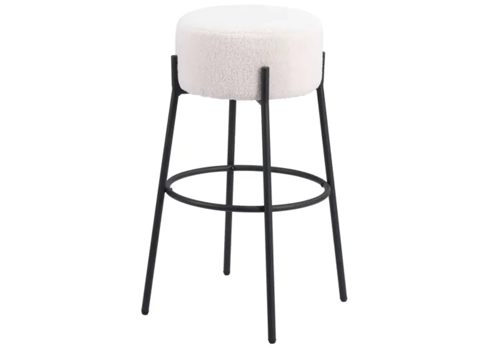 Blanche Barstool (Set of 2) Ivory