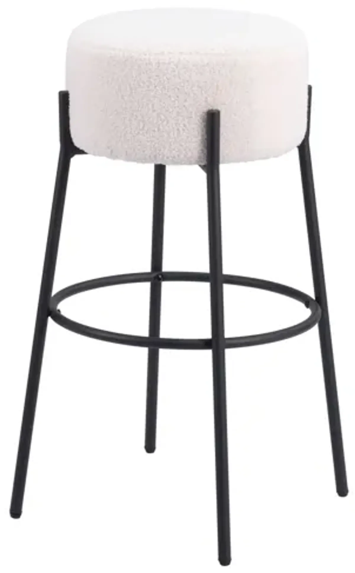 Blanche Barstool (Set of 2) Ivory