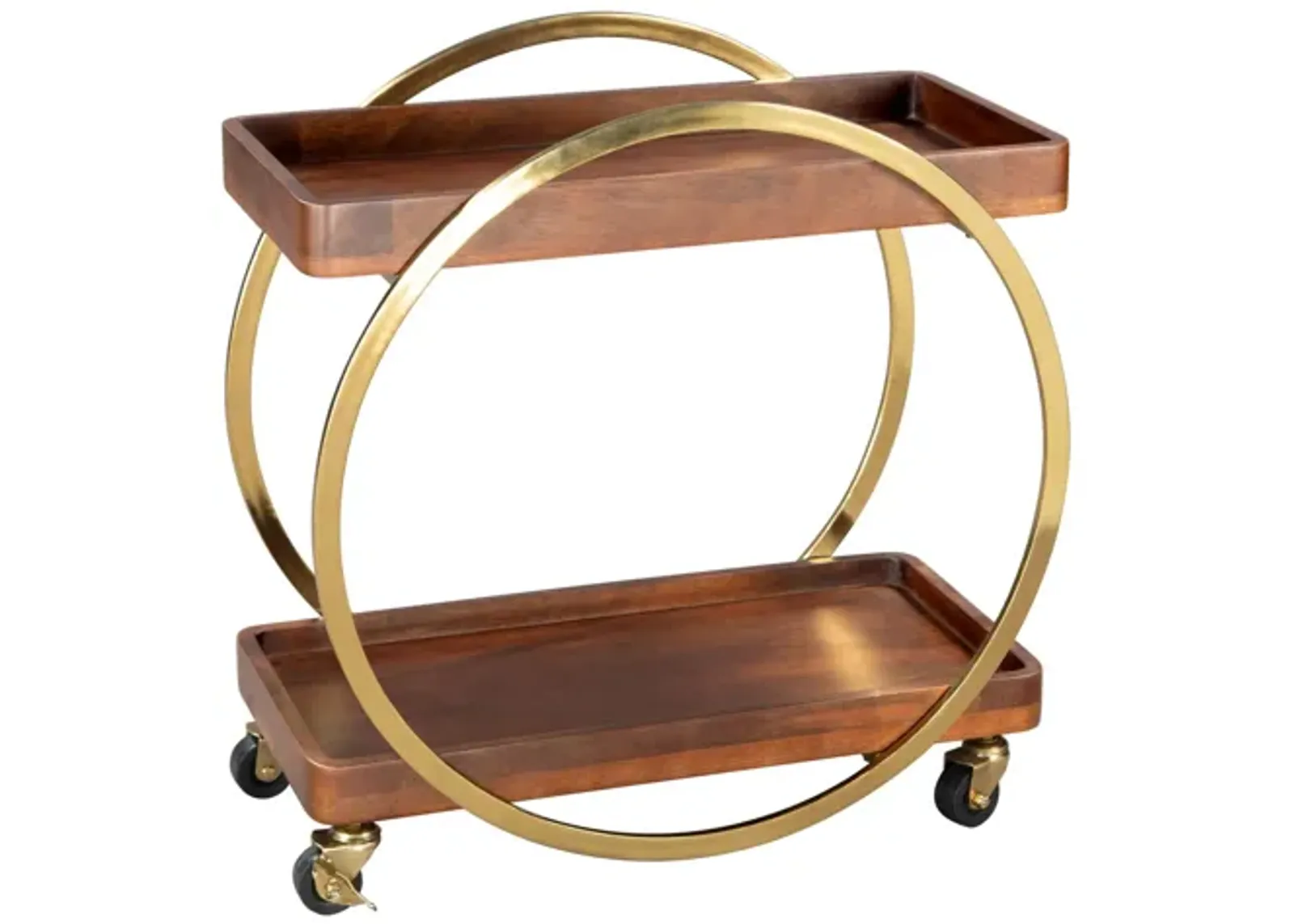 Arenas Bar Cart Brown