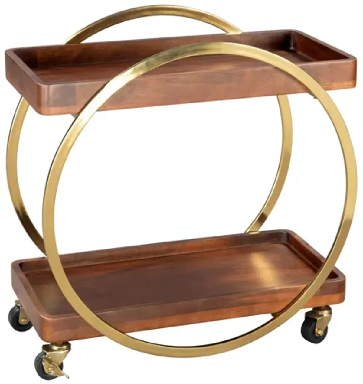 Arenas Bar Cart Brown