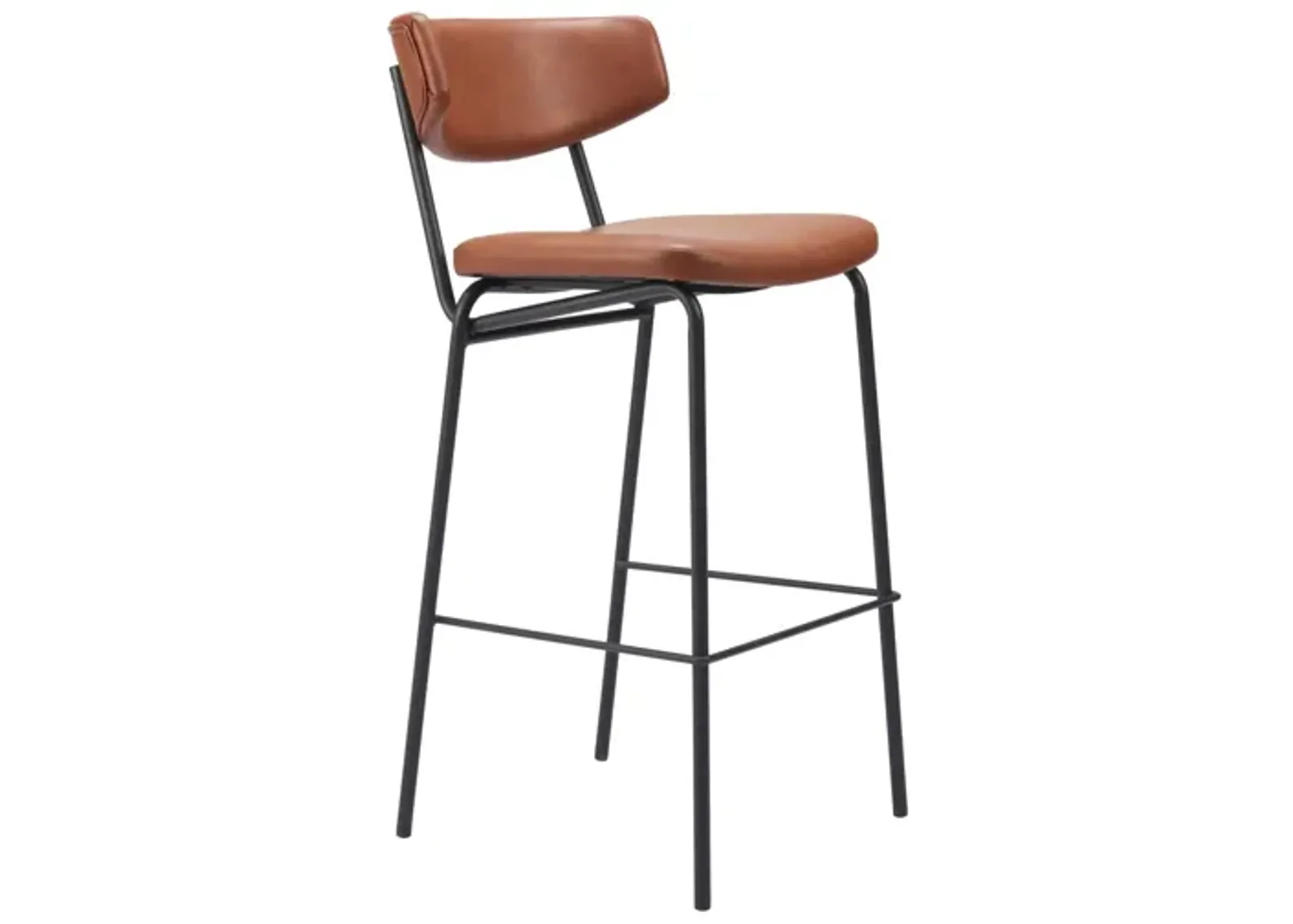 Charon Barstool (Set of 2) Vintage Brown