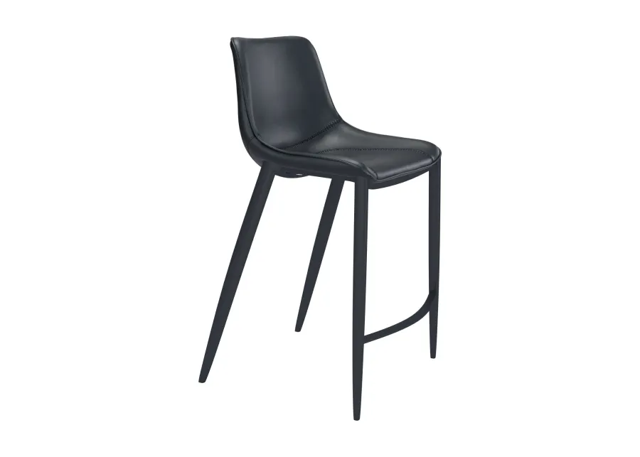 Magnus Barstool (Set of 2) Black