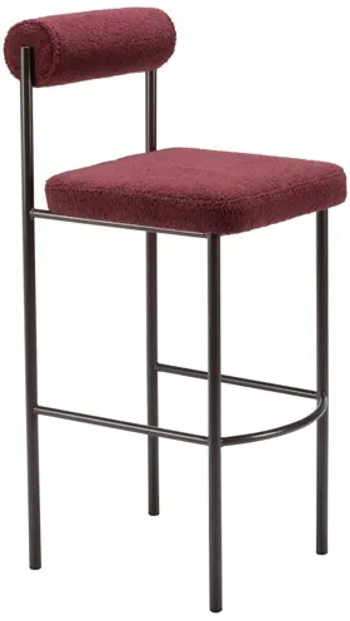 Livorno Barstool (Set of 2) Red & Bronze