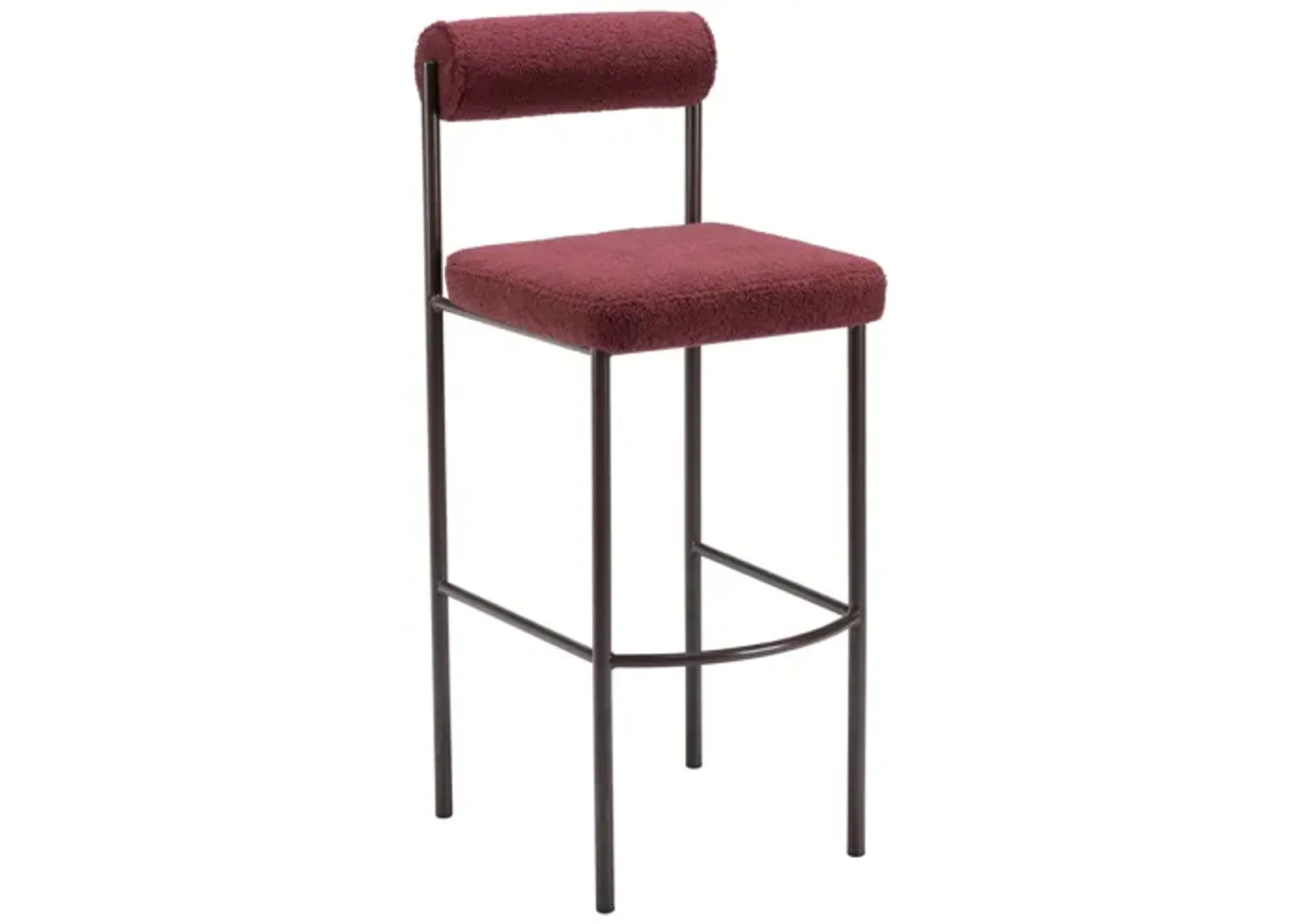 Livorno Barstool (Set of 2) Red & Bronze