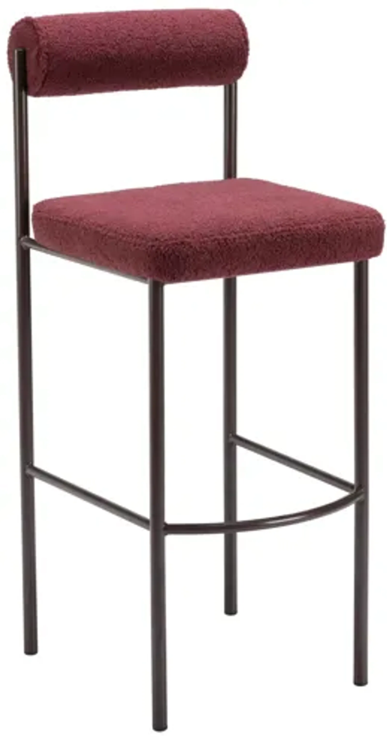 Livorno Barstool (Set of 2) Red & Bronze