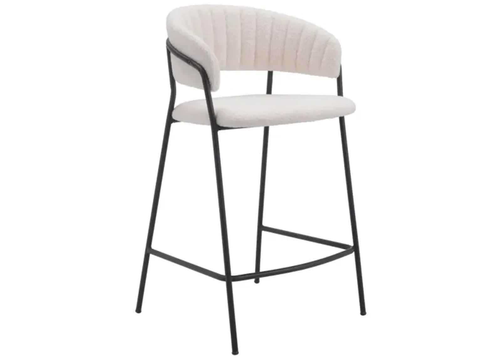 Josephine Counter Stool (Set of 2) Cream