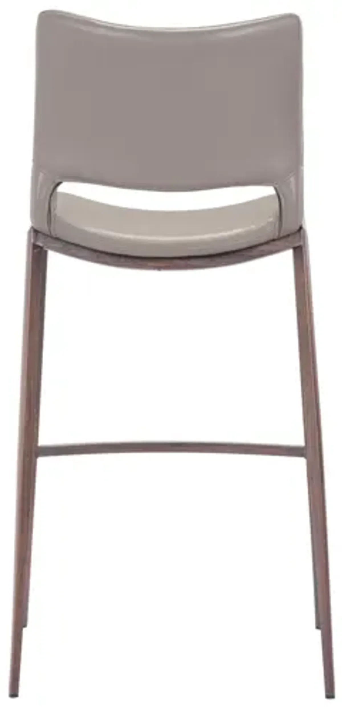 Ace Barstool (Set of 2) Brown & Walnut