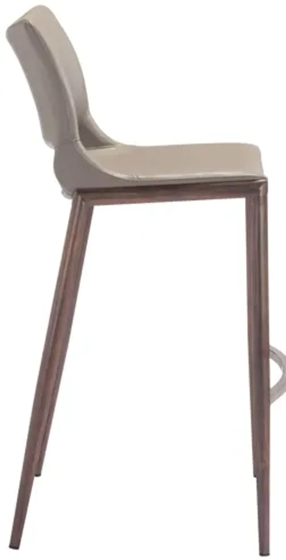 Ace Barstool (Set of 2) Brown & Walnut