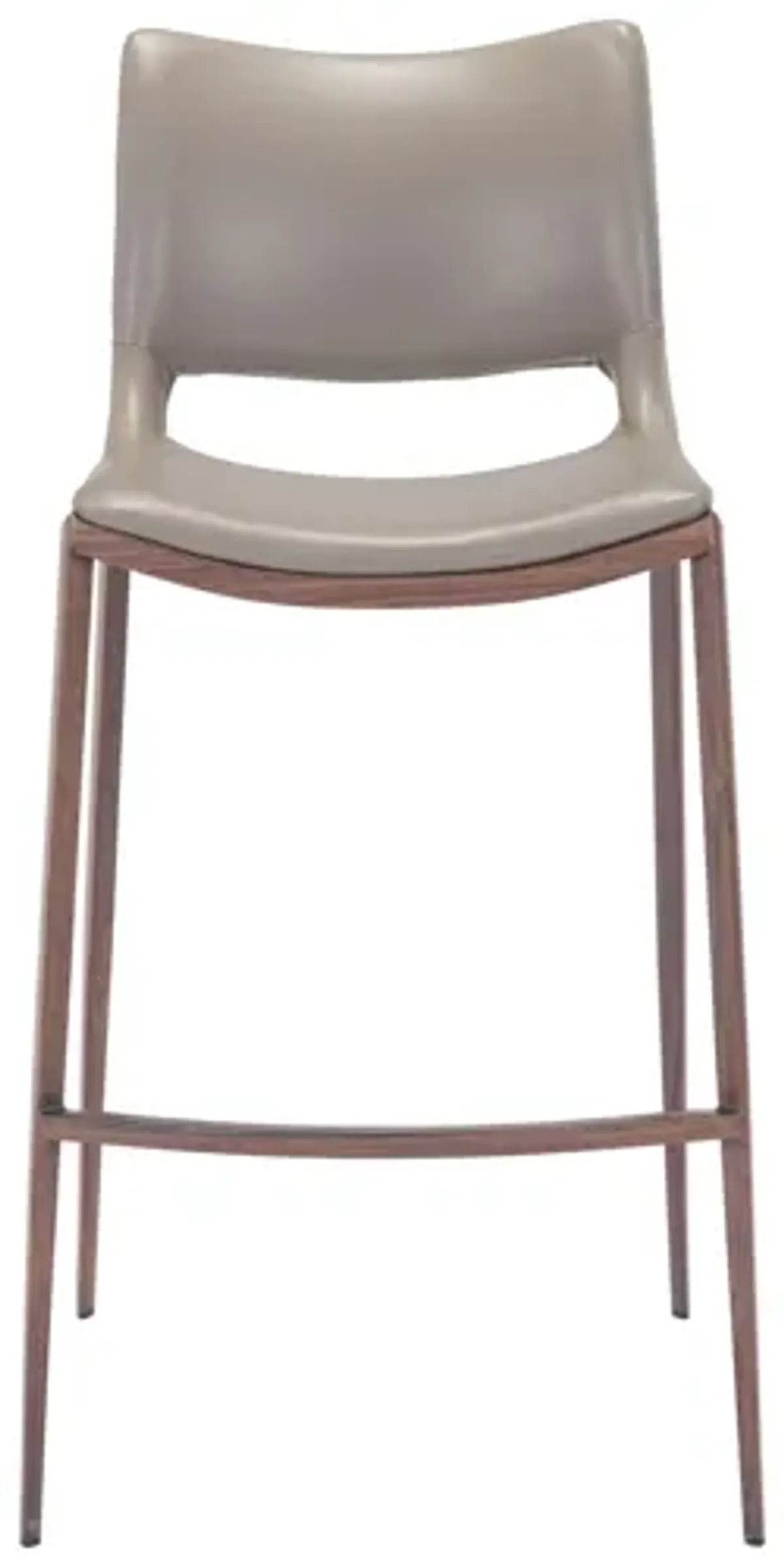 Ace Barstool (Set of 2) Brown & Walnut