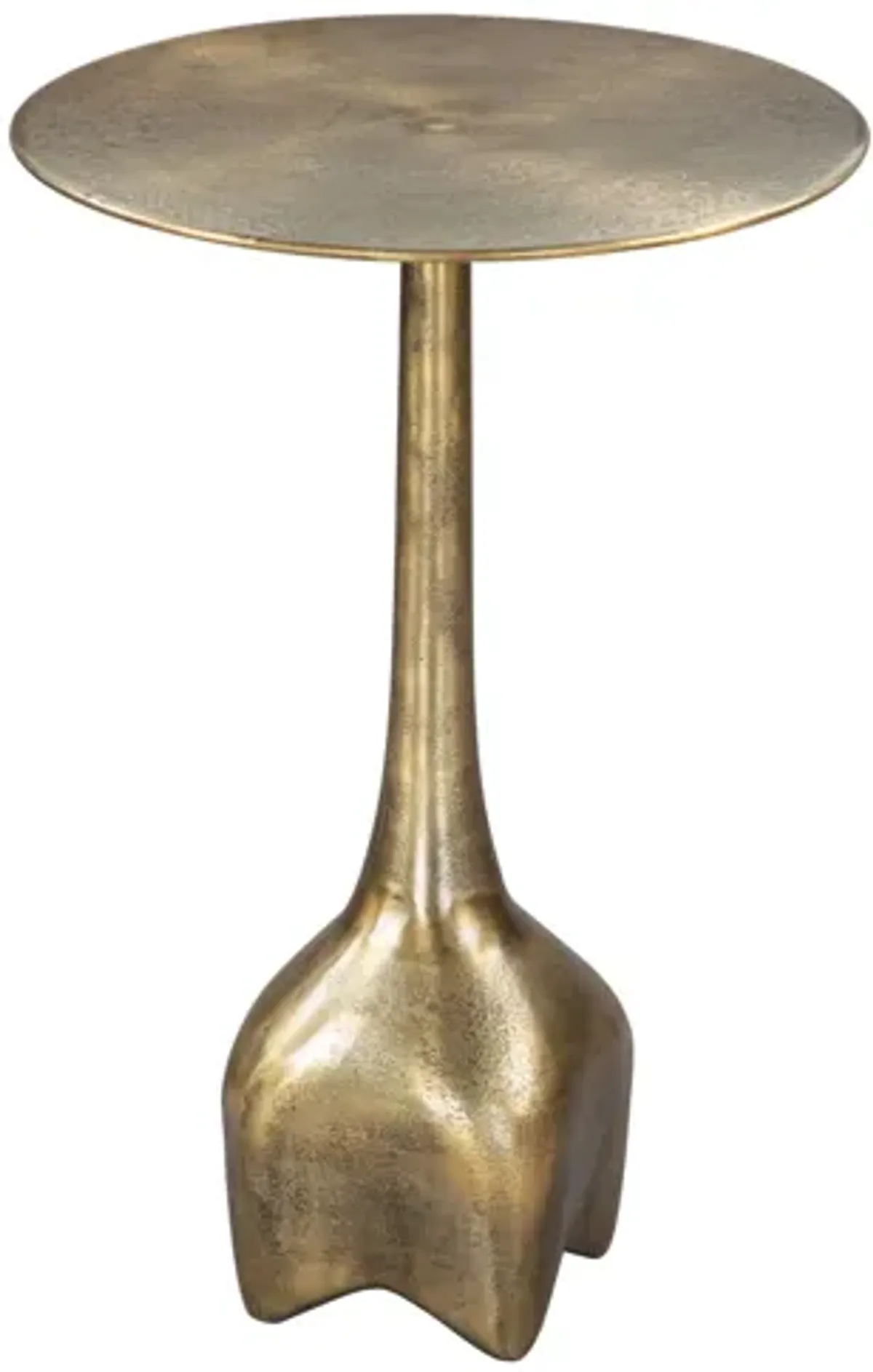 Lexi Side Table Antique Brass