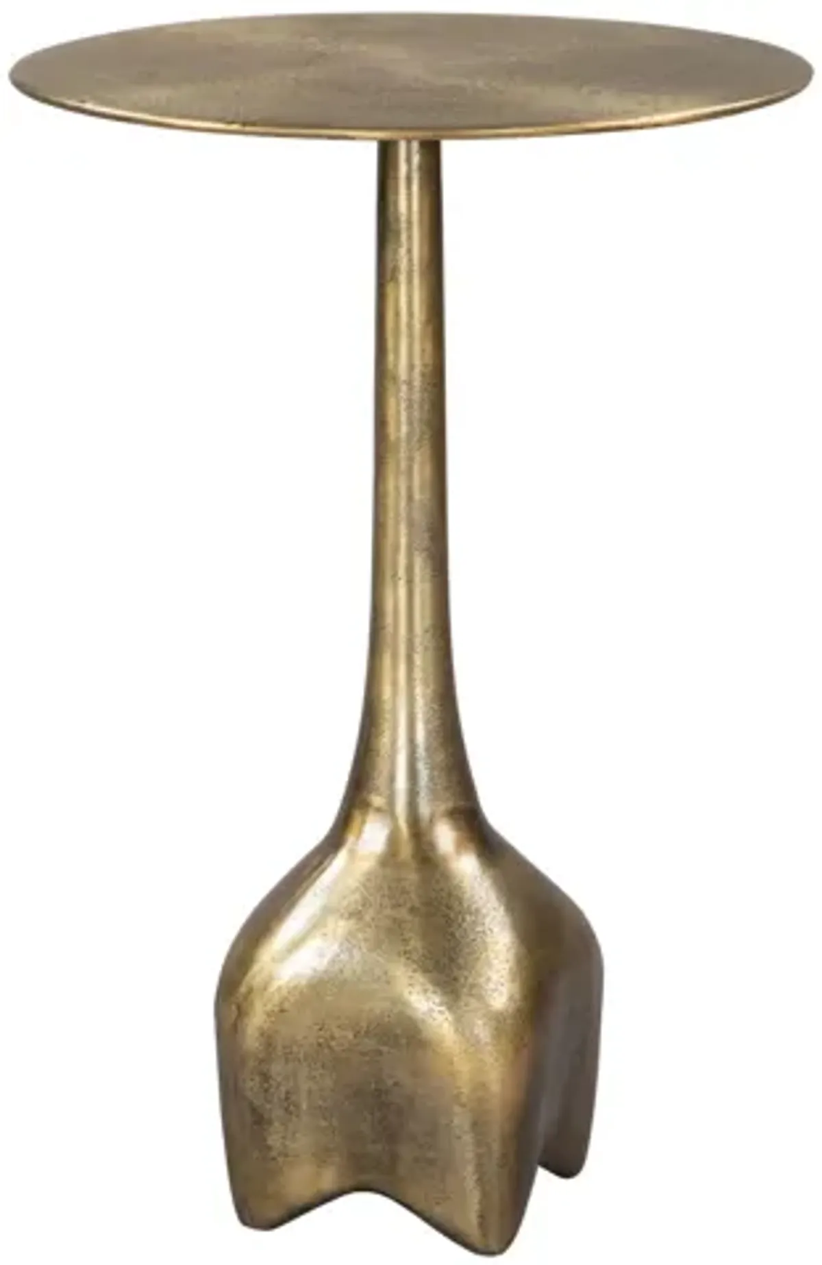 Lexi Side Table Antique Brass