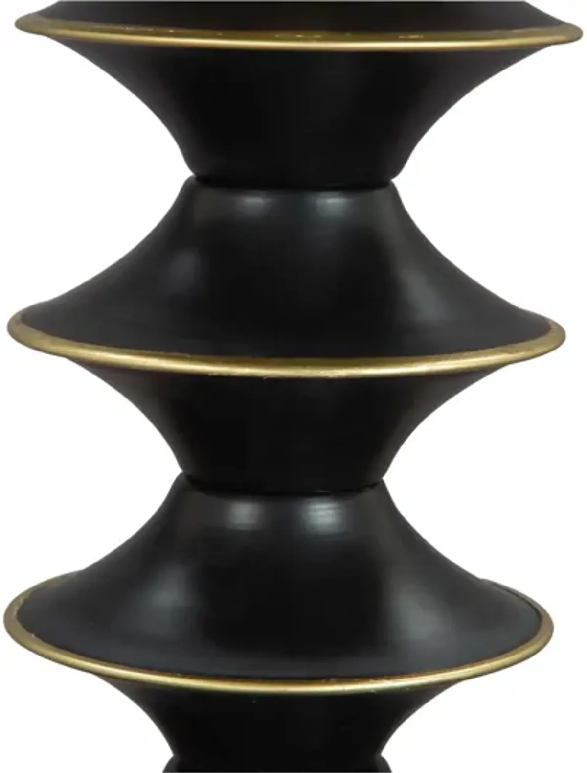 Donahue Side Table Gold & Black