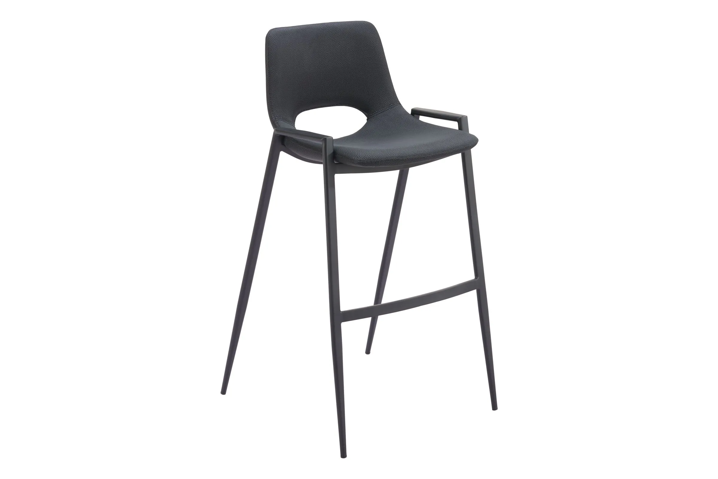 Desi Barstool (Set of 2) Black