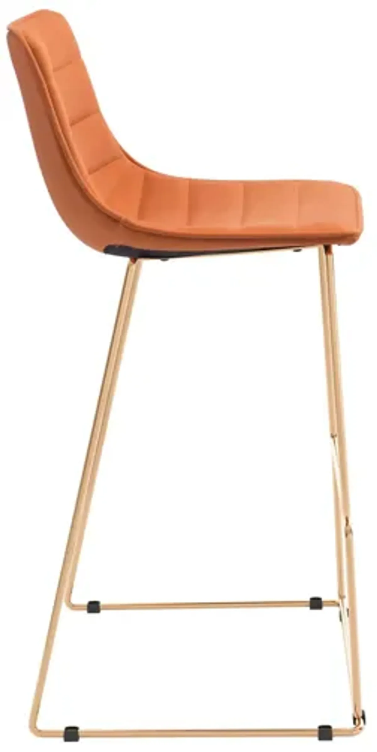 Adele Barstool (Set of 2) Orange & Gold