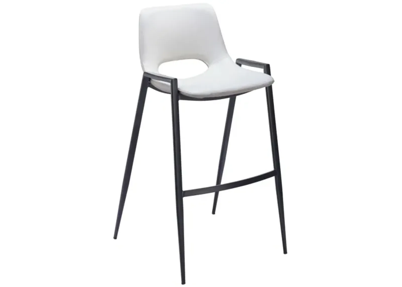 Desi Barstool (Set of 2) White