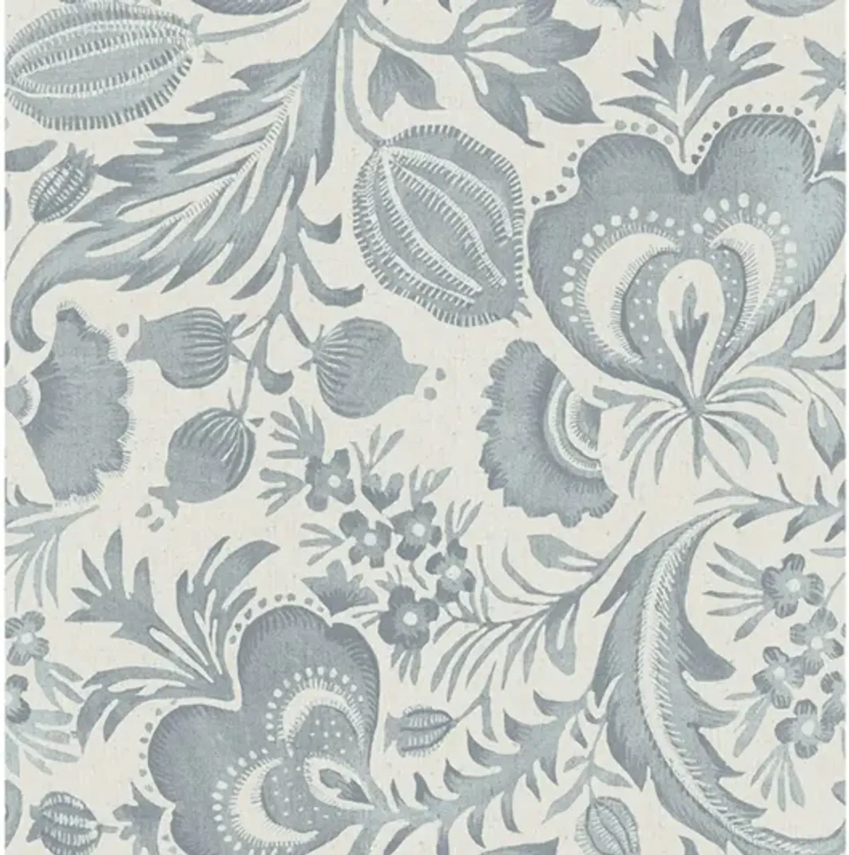 Culver Slate Jacobean Wallpaper