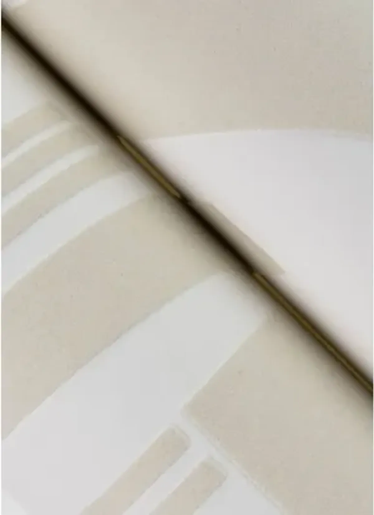 Carter Cream Geometric Flock Wallpaper