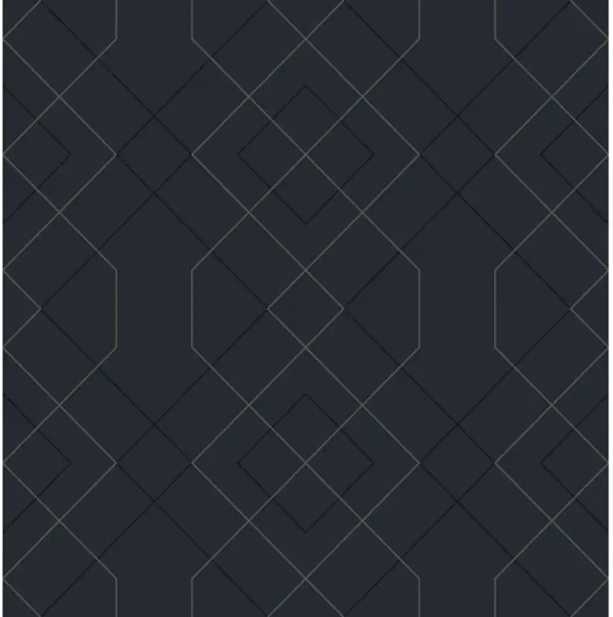 Ballard Indigo Geometric Wallpaper