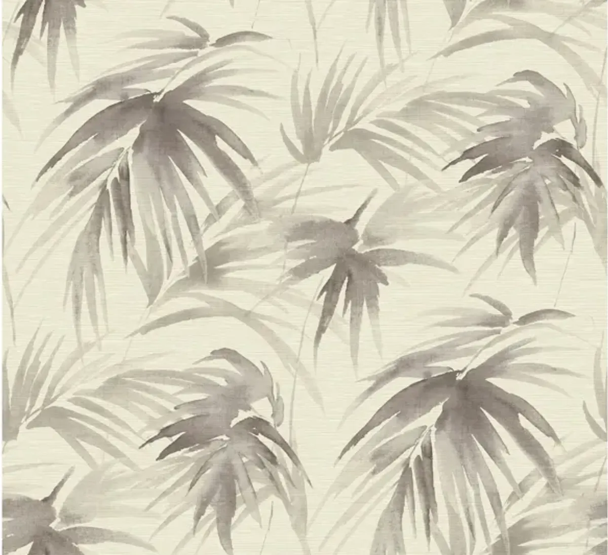 Darlana Pewter Grasscloth Wallpaper