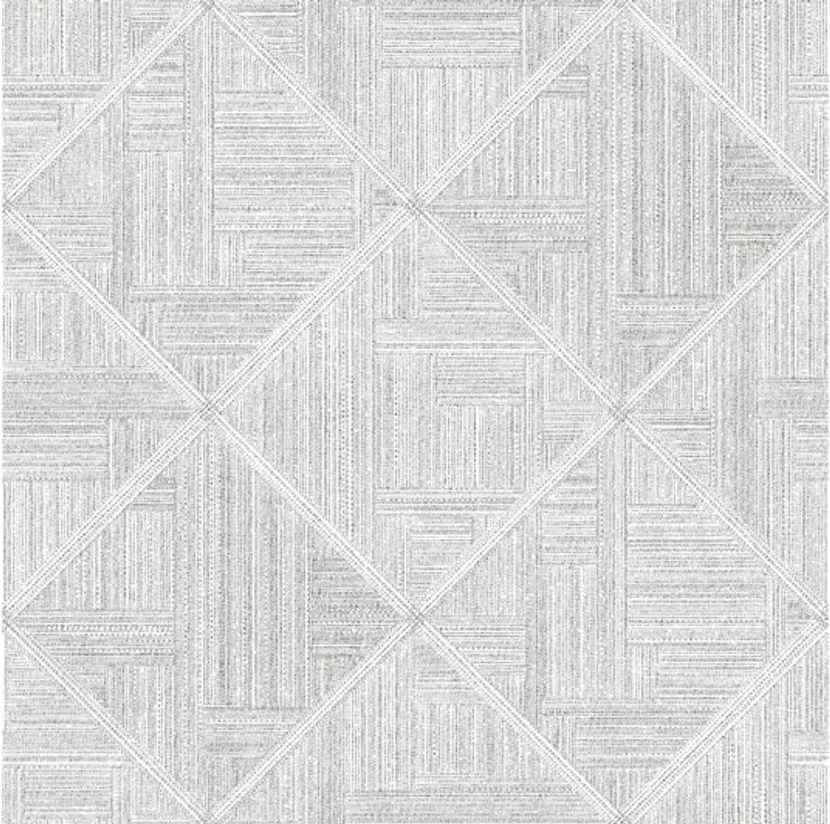 Cade Grey Geometric Wallpaper