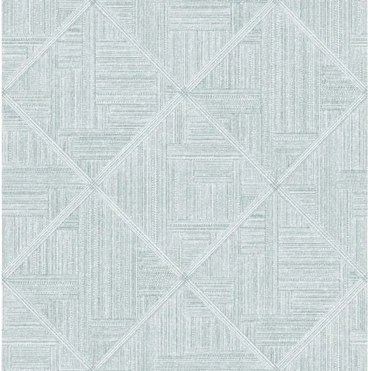 Cade Teal Geometric Wallpaper