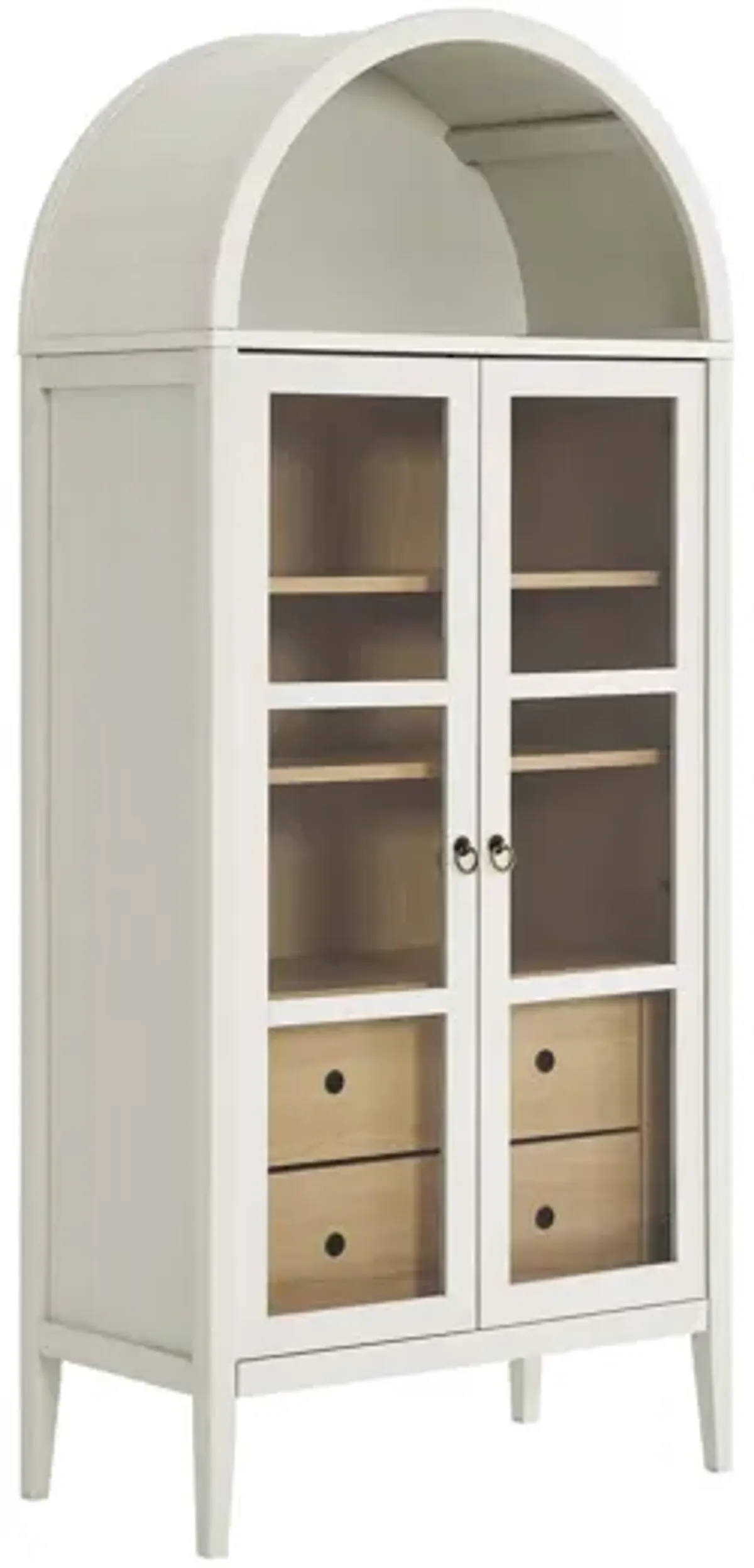 Nolan Tall Arched Storage Display Cabinet