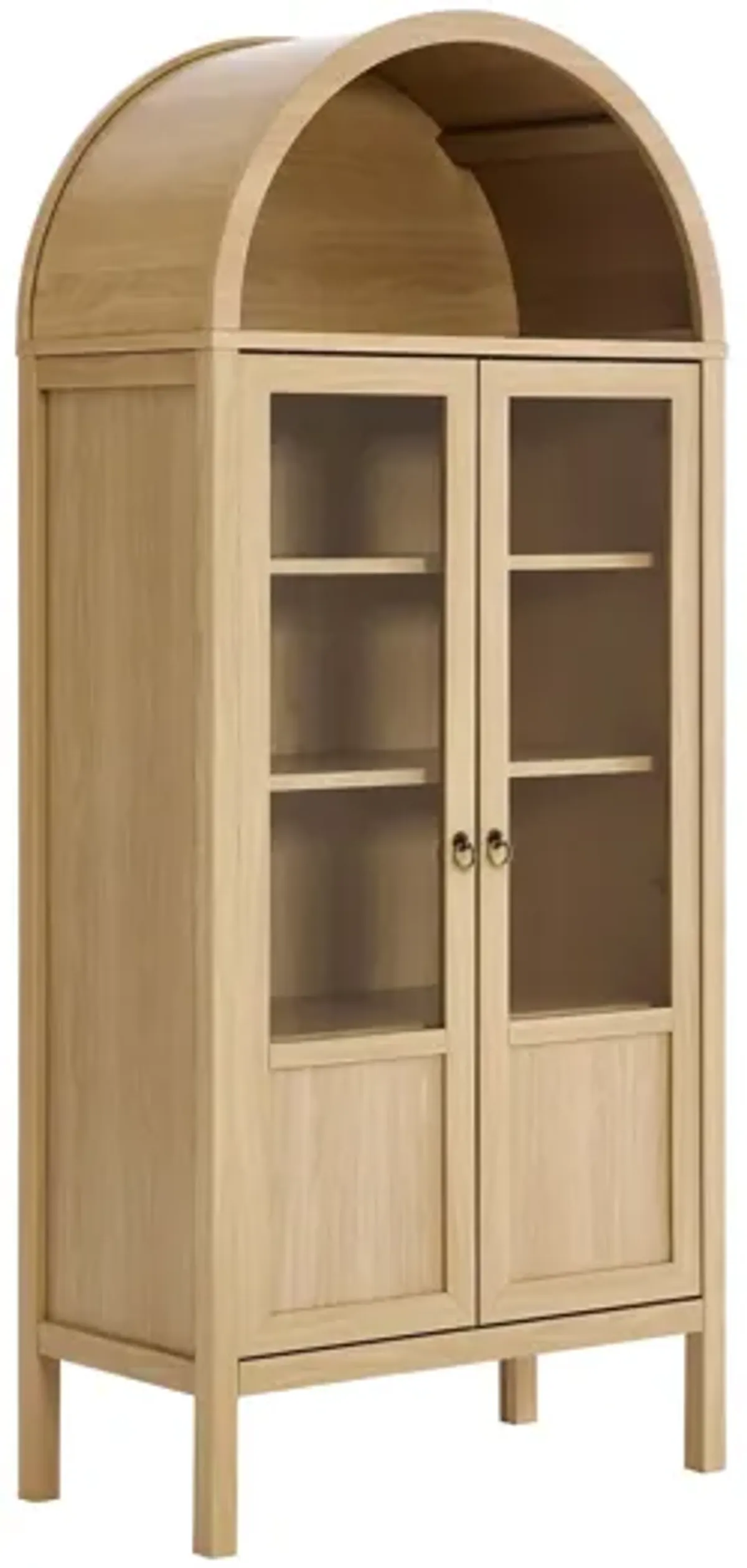 Tessa Tall Arched Storage Display Cabinet