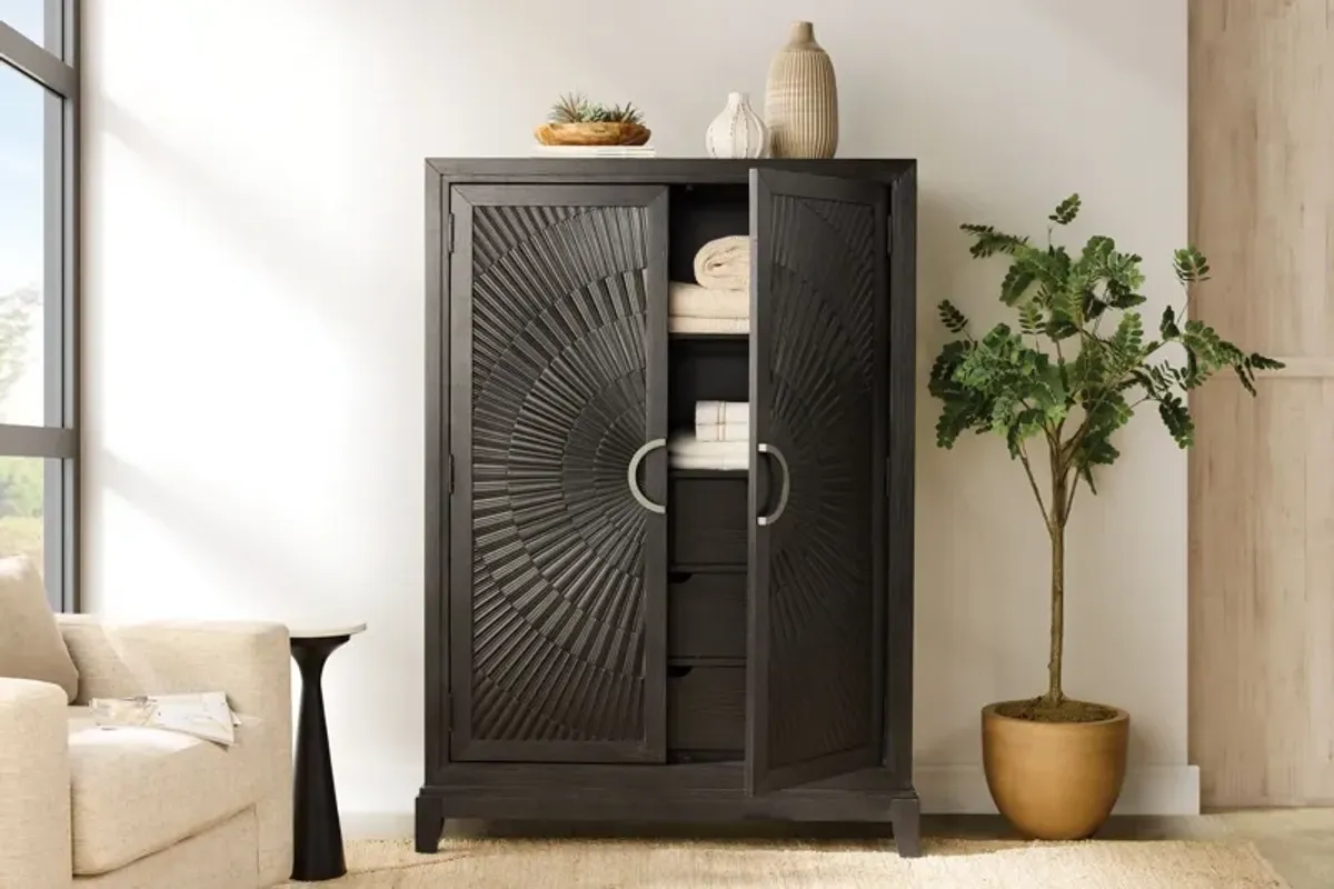Meredith Black Armoire