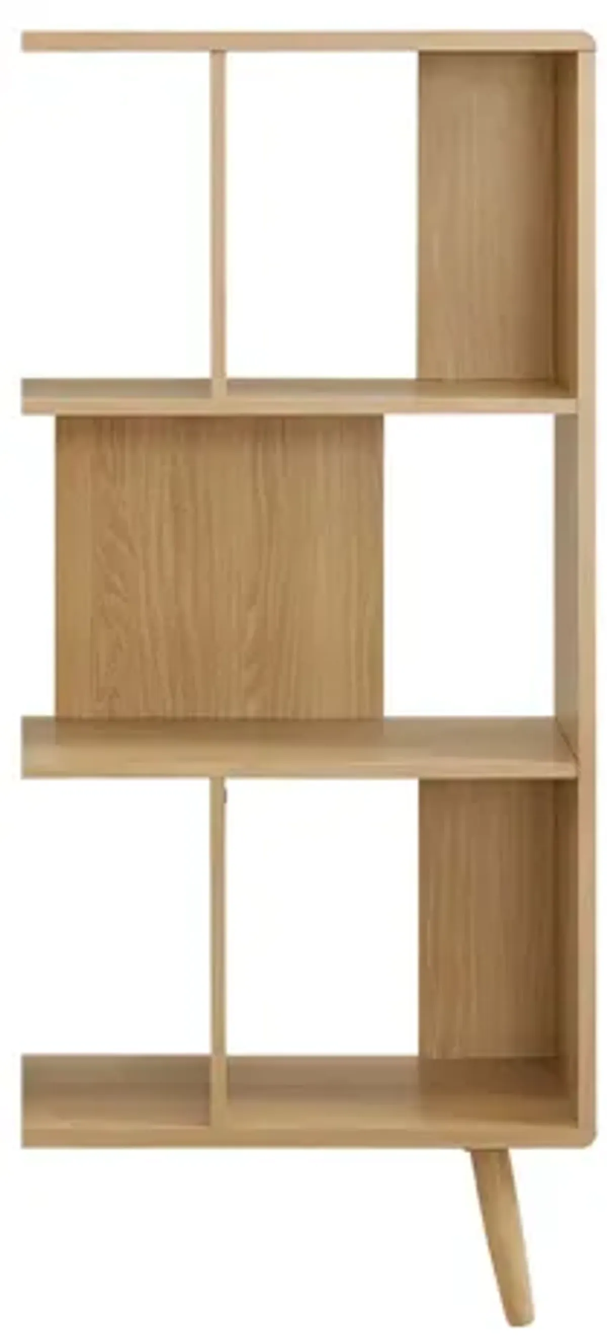 Transmit 5-Shelf Wood Grain Bookcase by Modway