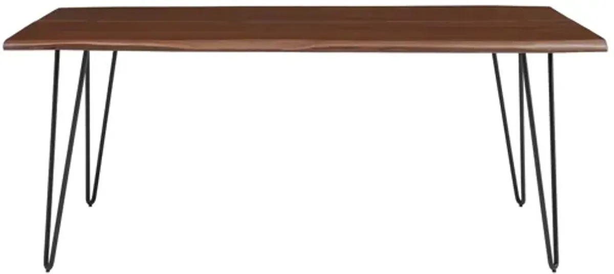 Ardor 74" Live Edge Acacia Wood Acacia Wood Dining Table by Modway