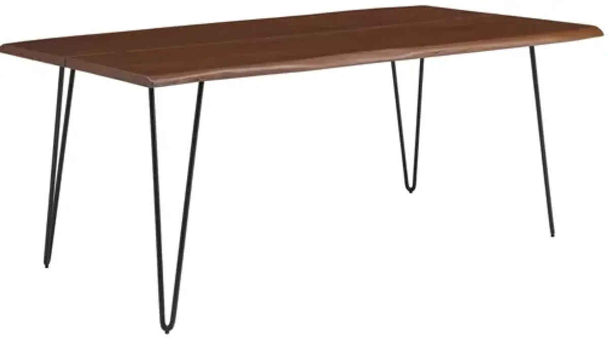 Ardor 74" Live Edge Acacia Wood Acacia Wood Dining Table by Modway