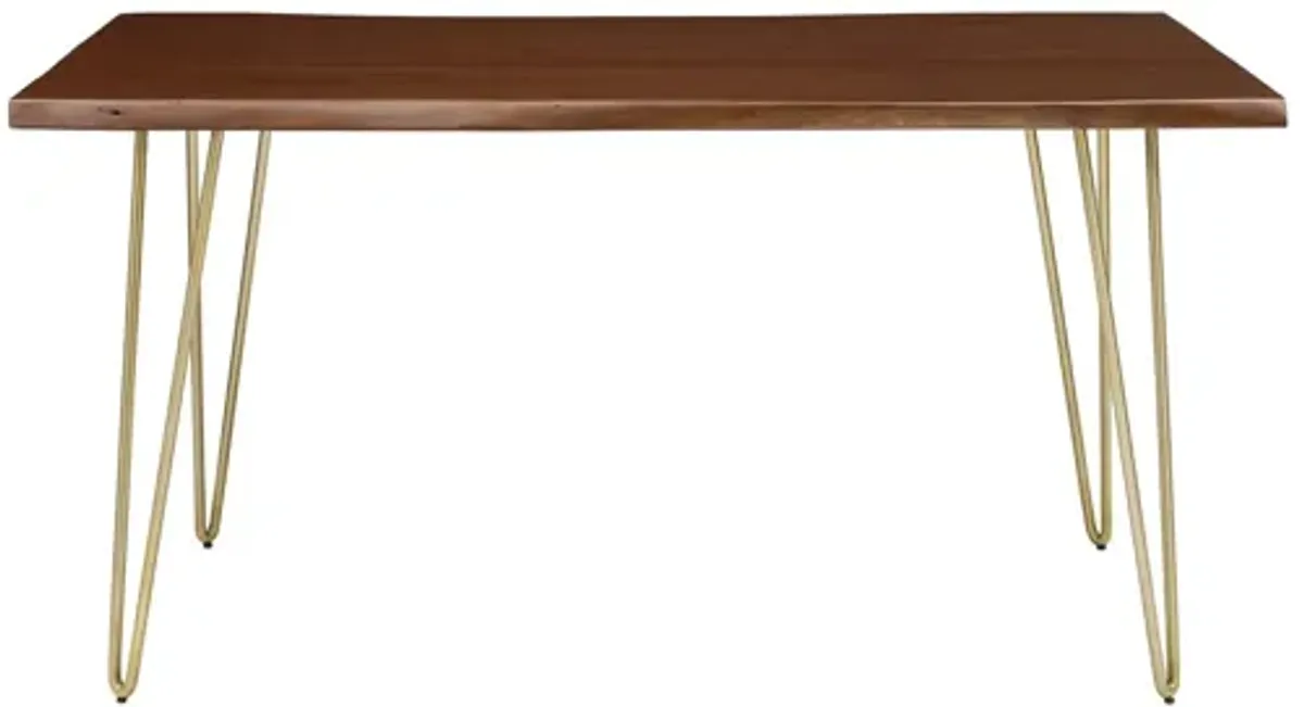 Ardor 60" Live Edge Acacia Wood Acacia Wood Dining Table by Modway