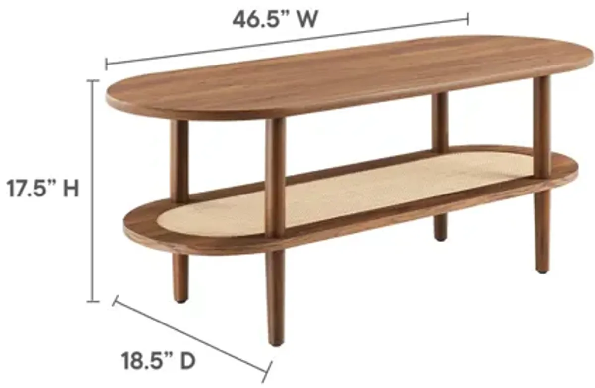 Torus Oval Coffee Table by Modway