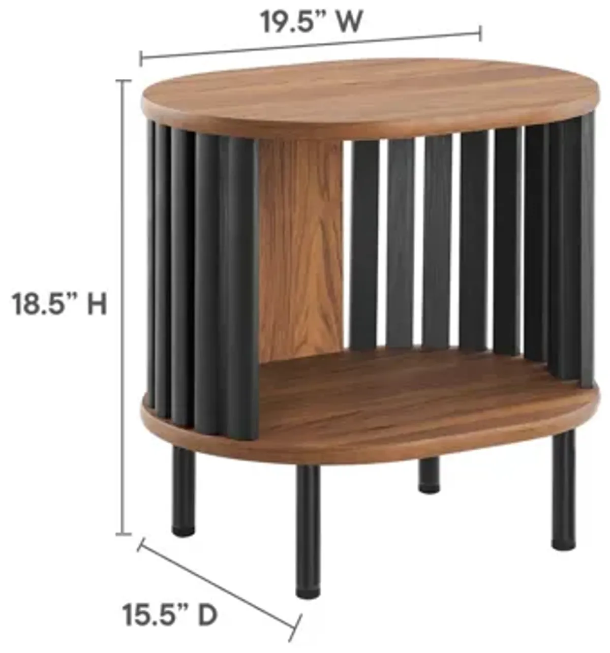 Fortitude Side Table by Modway