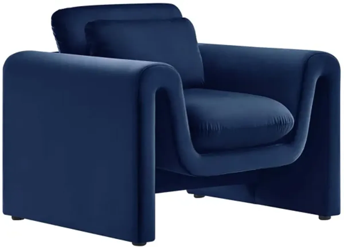 Waverly Performance Velvet Armchair