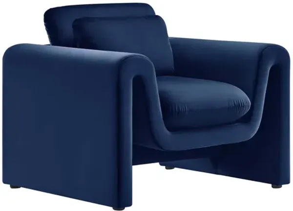 Waverly Performance Velvet Armchair