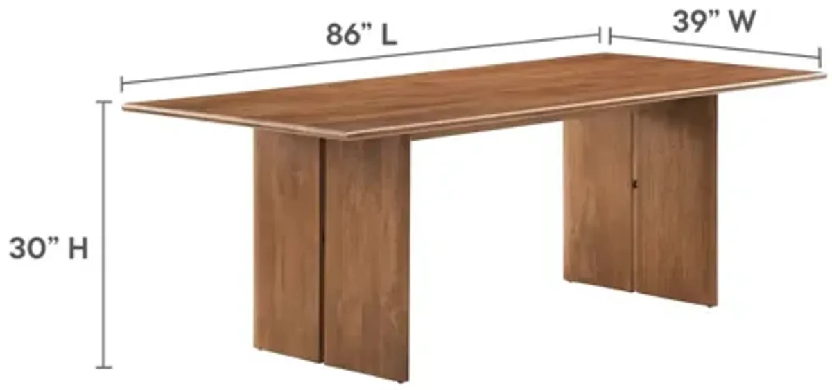 Amistad 86" Wood Dining Table by Modway