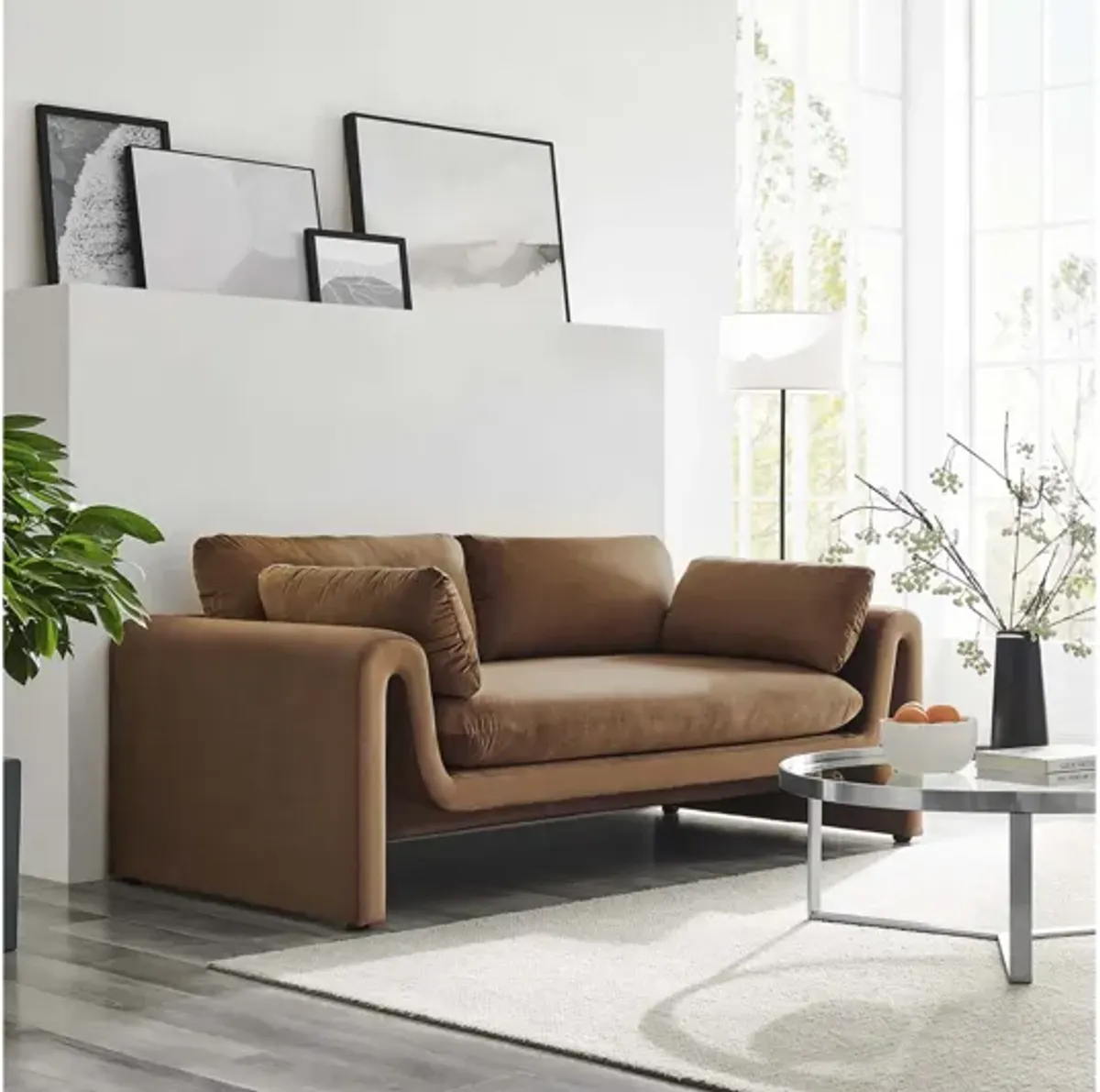 Waverly Performance Velvet Sofa by Modway