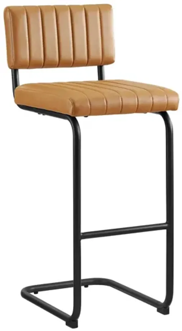 Parity Vegan Leather Bar Stools Set of 2 by Modway