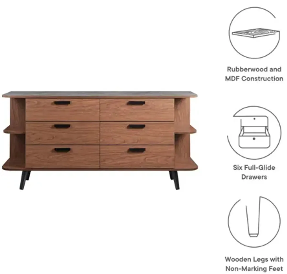 Langston Open Display Storage Sideboard by Modway