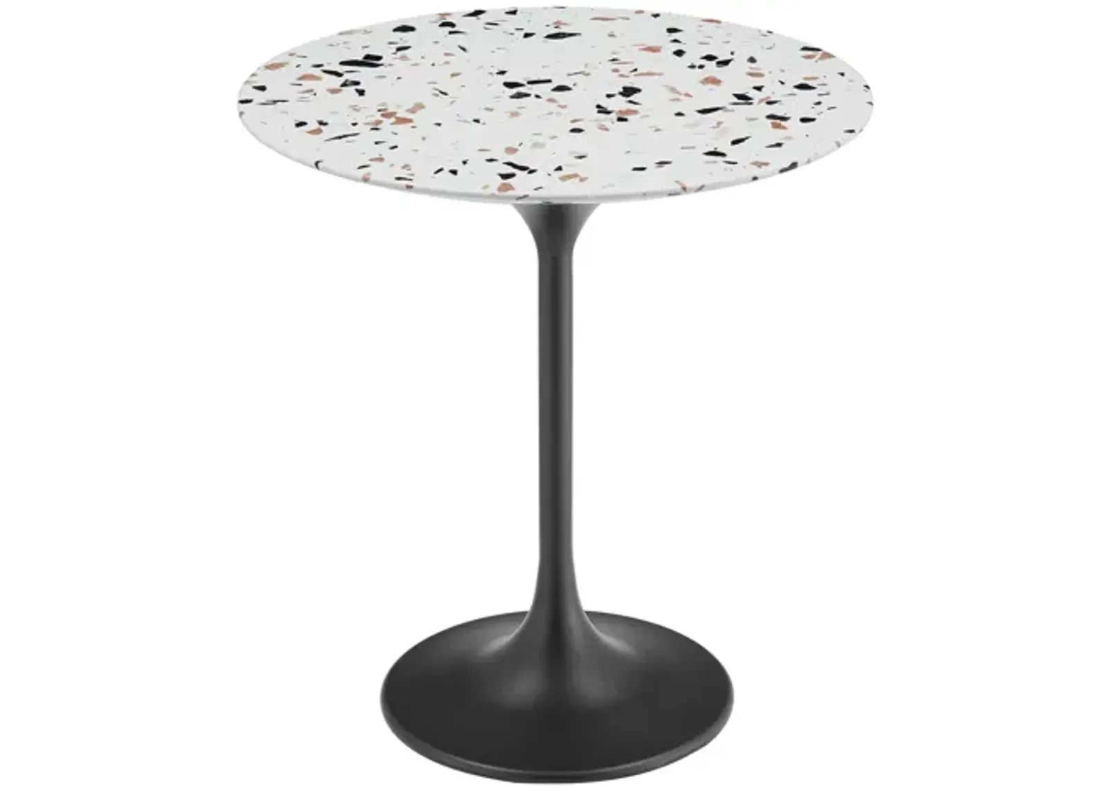 Lippa 20" Round Terrazzo Side Table by Modway