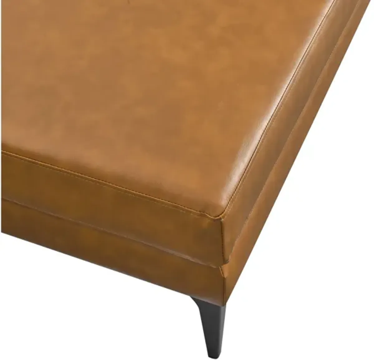 Evermore Vegan Leather Ottoman by Modway