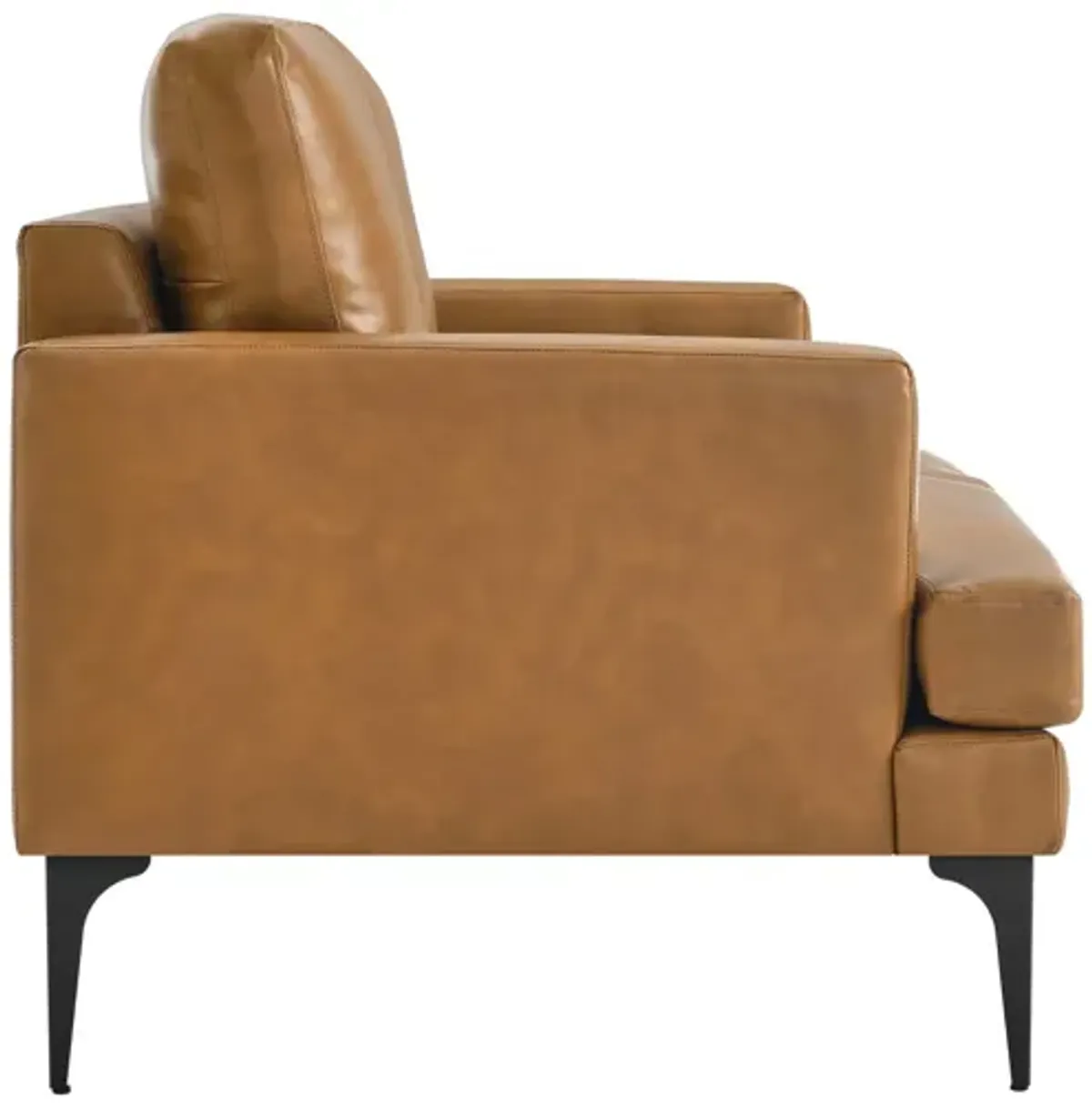 Evermore Vegan Leather Loveseat by Modway