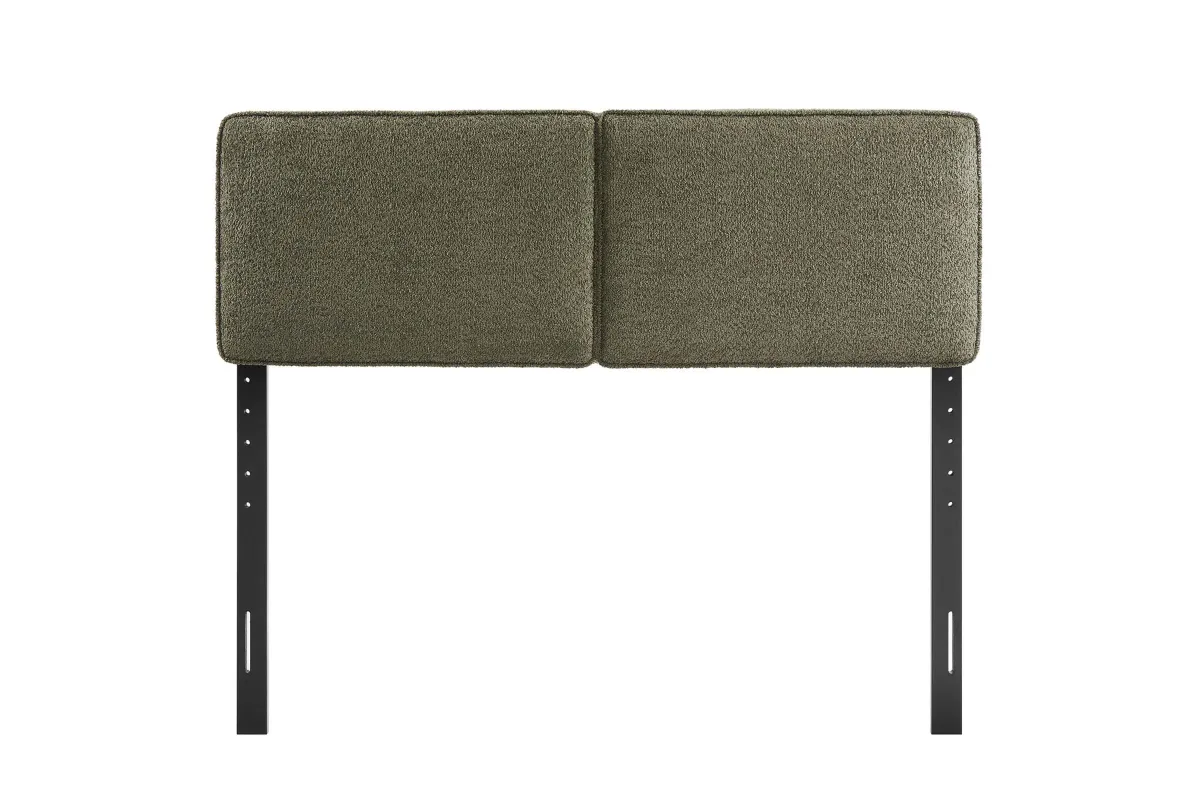 Lindee Boucle Fabric Queen Headboard