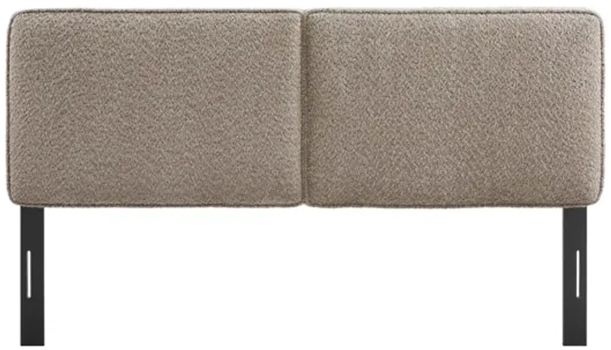 Lindee Boucle Fabric Full Headboard