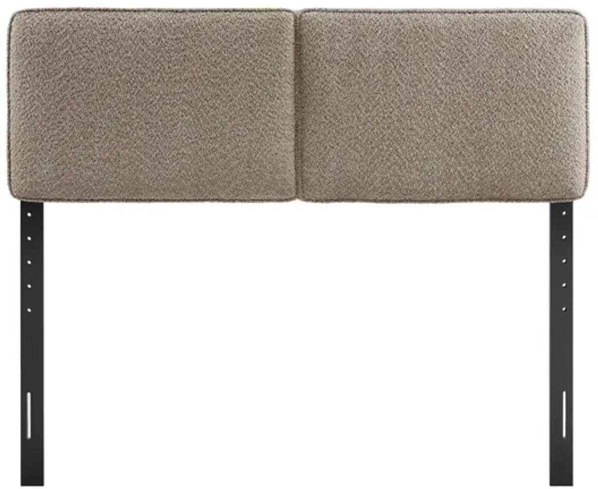 Lindee Boucle Fabric Full Headboard