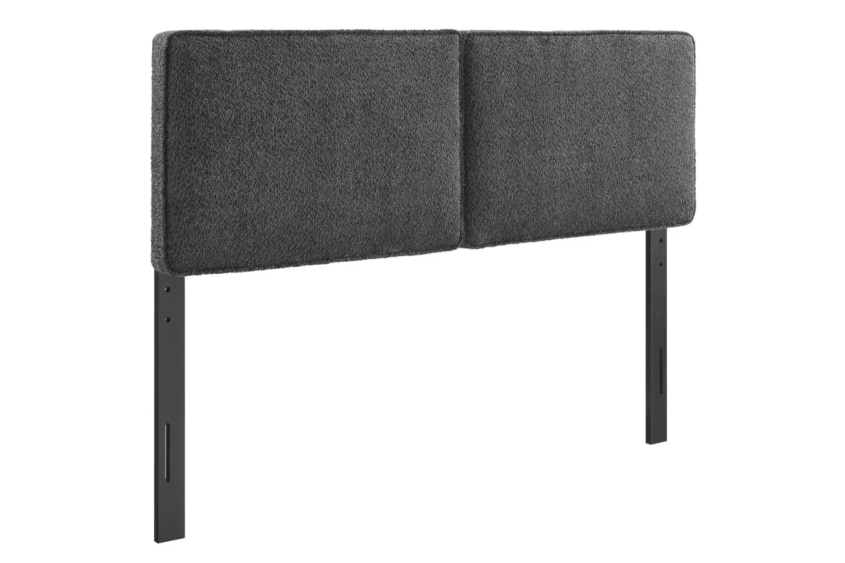 Lindee Boucle Fabric Queen Headboard