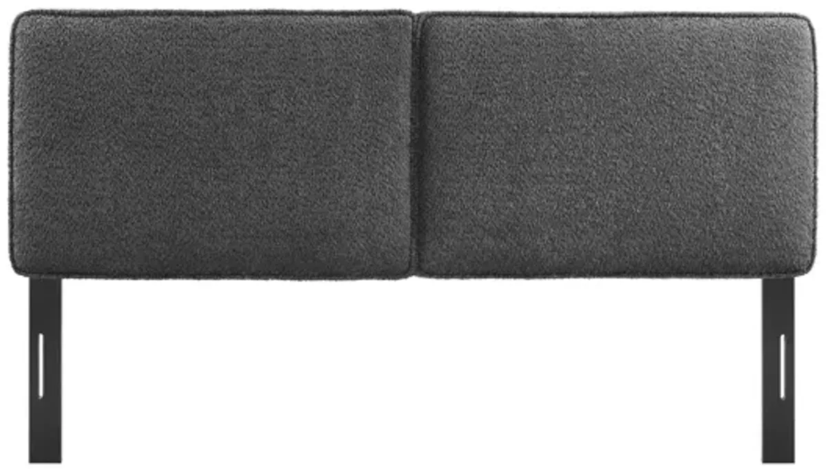 Lindee Boucle Fabric King Headboard