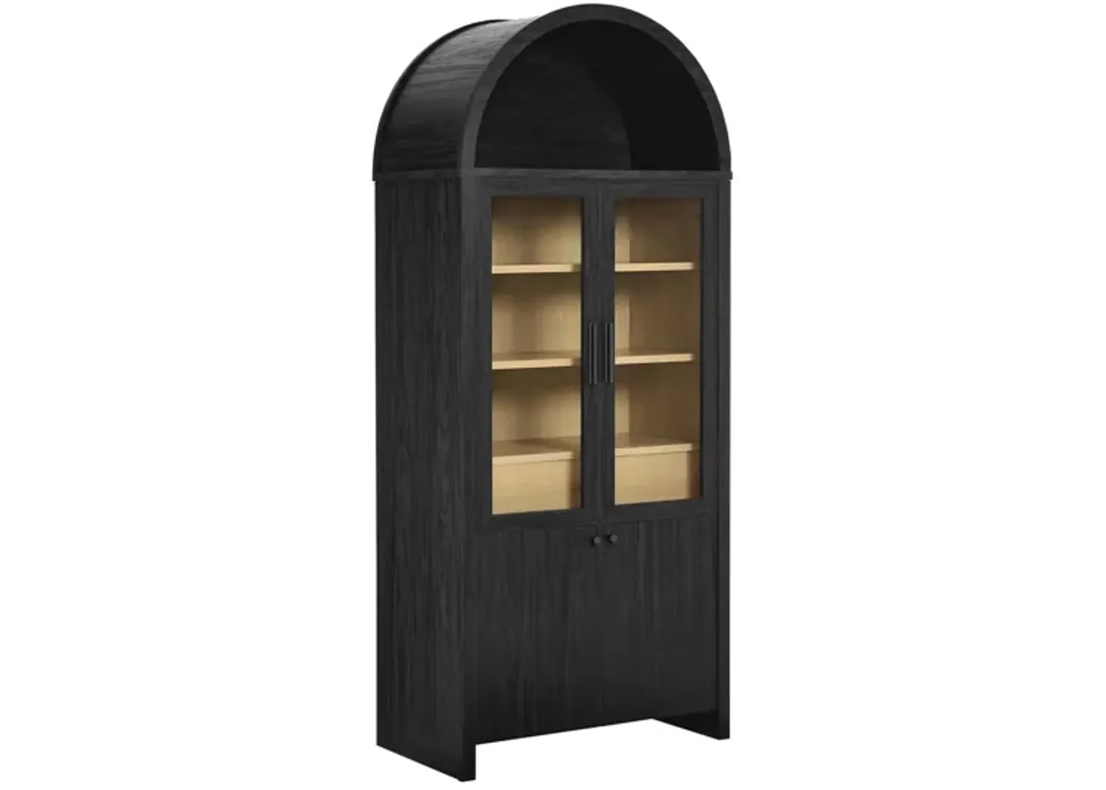 Evie Arched Tall Display Cabinet