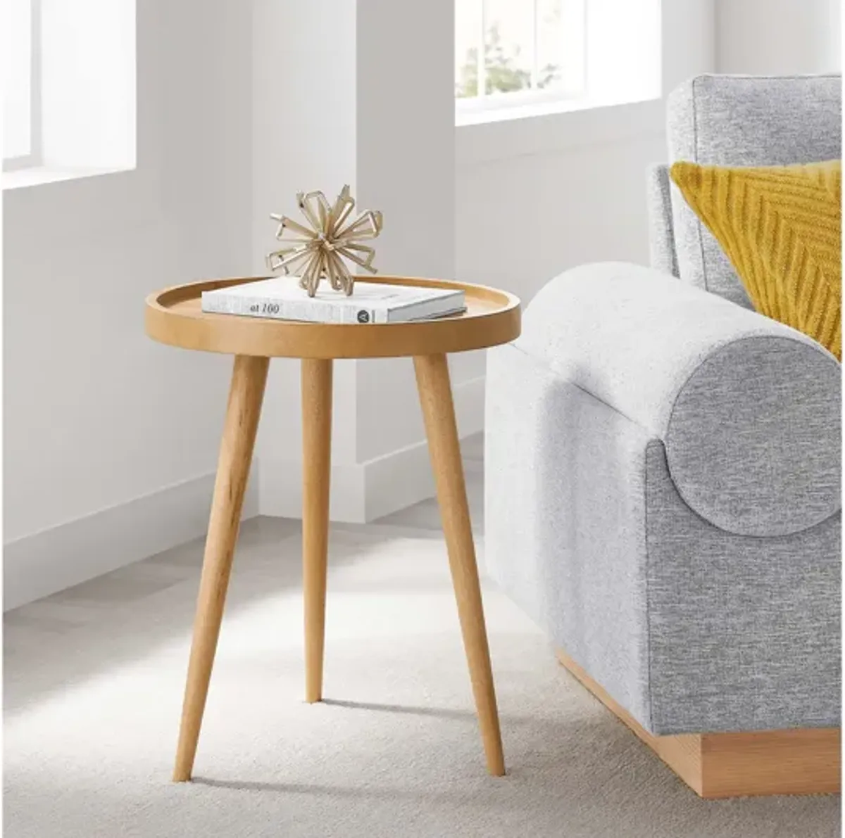 Chiro Round Wood Side Table